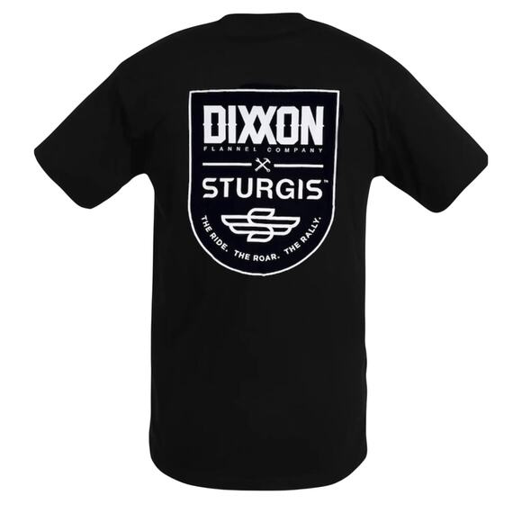 Dixxon Sturgis The Ride The Roar The Rally Tee, Black, Size XL, NWOT - Picture 1 of 4